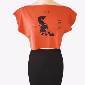 Art Crop Top T-Shirt Ciji Lo'Ren